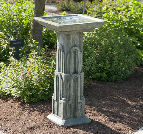 Art Deco Birdbath - Medium