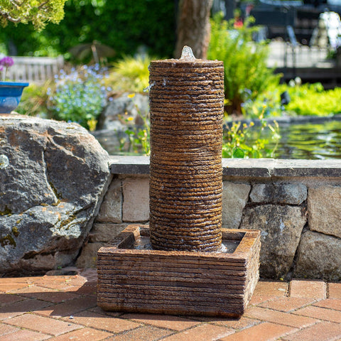 Drystack Patio Fountain Round