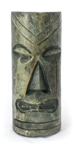 Polynesian Tiki Mask - Small in Western Slate Finish
