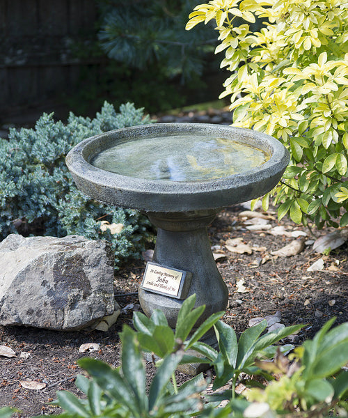 Legacy Birdbath Rotondo Cast Artifacts Uniquely Terrific Garden Art