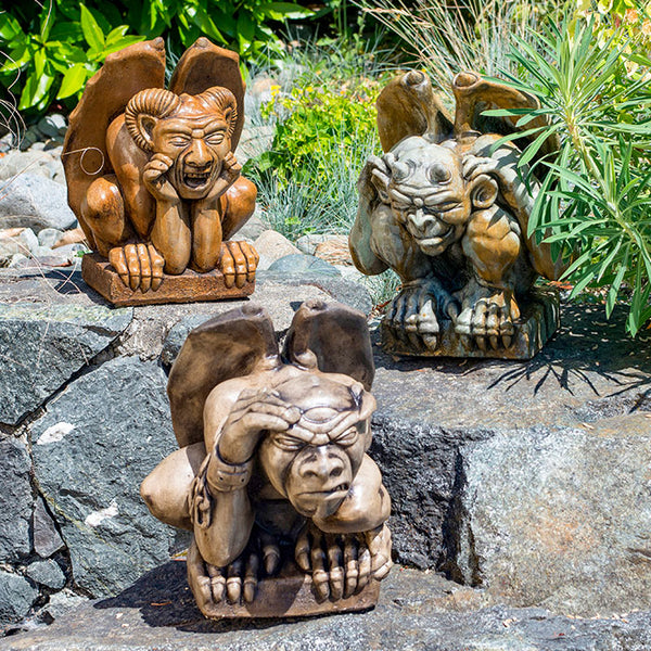 Cadred Gargoyle – Cast Artifacts - Uniquely Terrific Garden Art