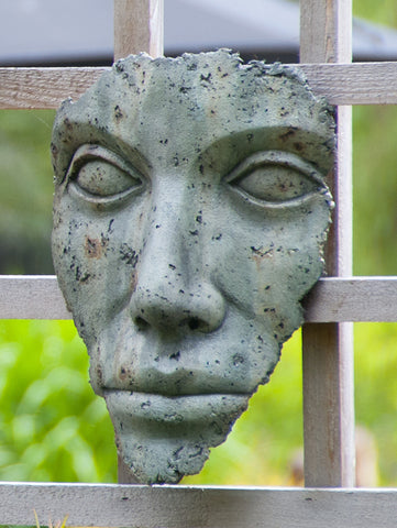 Small Hanging Portrait of Mother Nature in Western Slate Finish