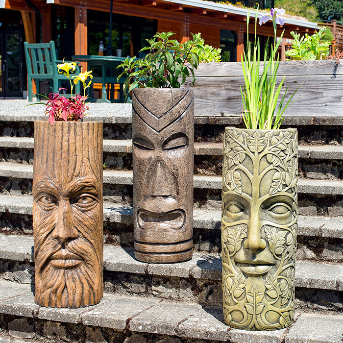 tree man planter pot Treeman Mask - Pot Holder – Cast Artifacts
